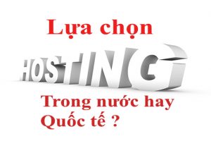 lựa chọn hosting trong nước hay quốc tế