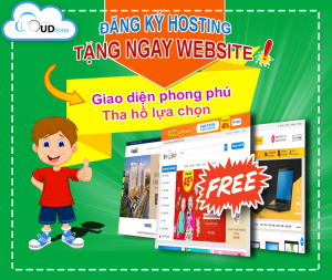 Mua hosting tặng website